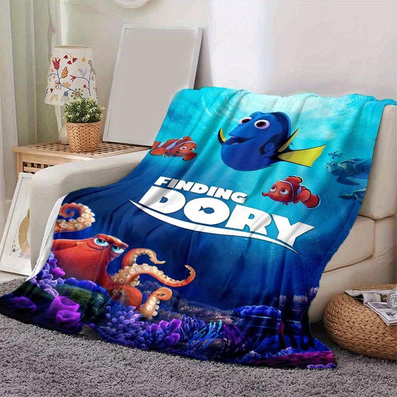 1pc Fining Nemo Printing Blanket - Soft, All-Season Throw for Living Room, Beroom,Personalize Gift with Aorable Cartoon esign