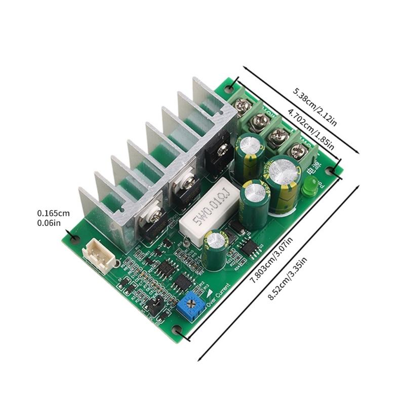 High Efficiency 10A Direct Current Motor Speed Regulator Controller 10V-60V PWM Control For Fan And Pumps Automation
