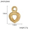 CARLIDANA Stainless Steel Waterproof sunflower Cross Heart Star Butterfly Pendants Gold Geometric Charm DIY Jewelry Accessories
