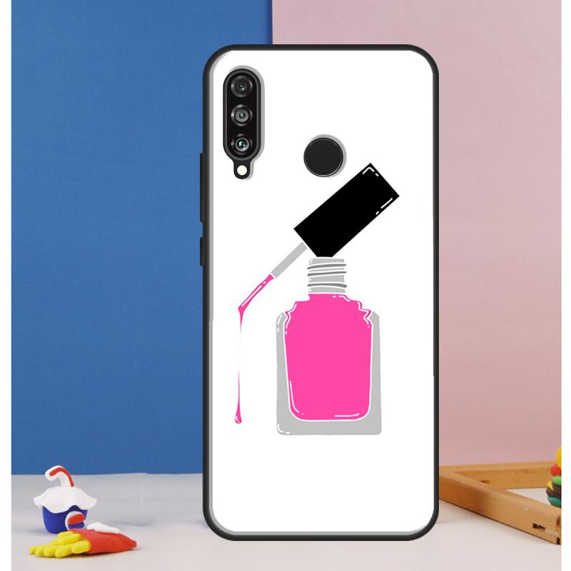 Nail Polish For Huawei Nova Y90 Y70 Y60 Y72 Y61 Y91 12s 12i 11i 7i 8i 9 10 SE P60 Pro P30 P40 Lite Case