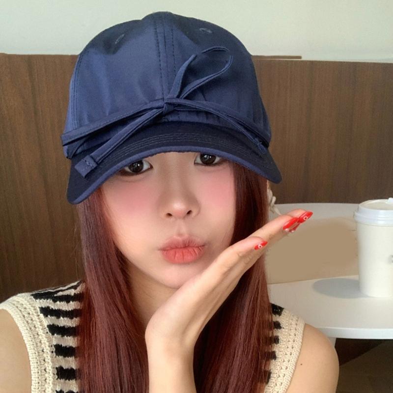 Balletcore Bow Breathable Baseball Hat Girl Adult Sports Hat Outdoor Activity