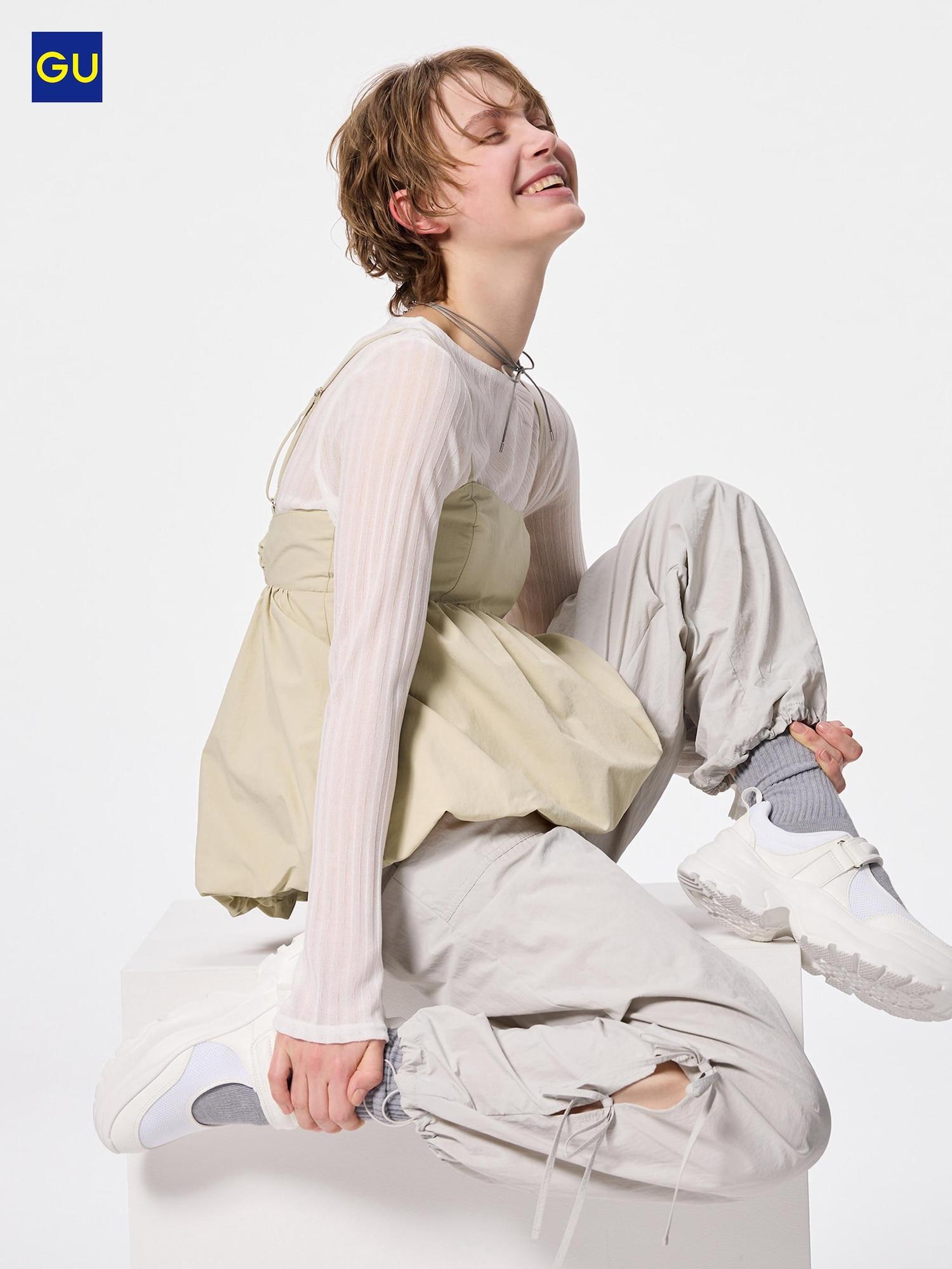 

Uniqlo Gu Камзол с пузырчатым подолом 31 BEIGE/WOMEN S