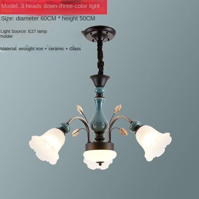 Living Room Light Light Luxury Ceramic Chandelier Modern Minimalist Ceiling Light Bedroom Restaurant Net Red Lighting