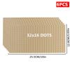 6pcs/set Base Plate 32*32 32*16 Studs Classic Figures Building Blocks Plates Bricks Baseplate Blocks Children Toys For Kid Gifts