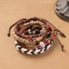 Handmade Bohemian Exotic Bracelet Retro Men's and Women's Woven Multi-layer Stacked Bracelet Niche Hand Rope