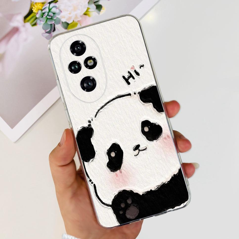 For Huawei Honor 200 6.7"Case Cute Cartoon Panda Astronaut Soft Silicone TPU Cover For Honor 200Pro Honor 200 Lite 5G Phone Case