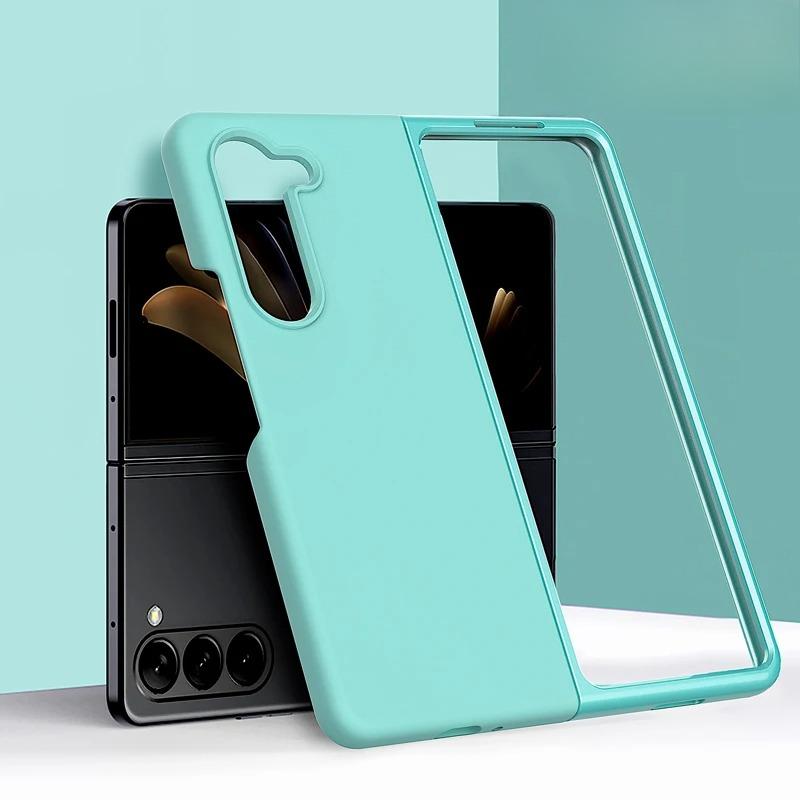 Liquid Silicone Case for Samsung Galaxy Z Fold 7 6 5 4 3 5G Comfortable Grip Soft Touch Rubber Anti-drop Protective Cover