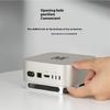 Desktop Stand For Mini Computer Devices Heatsink Bracket Aluminum Frame Dustproof Structure Efficient Cooling