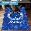 Custom Name Cruzeiro FC Pride Rug Game Carpet, Floor Mat for Bedroom Living Room Entryway Rug, Home Decor Idea Gift for Christmas birthday