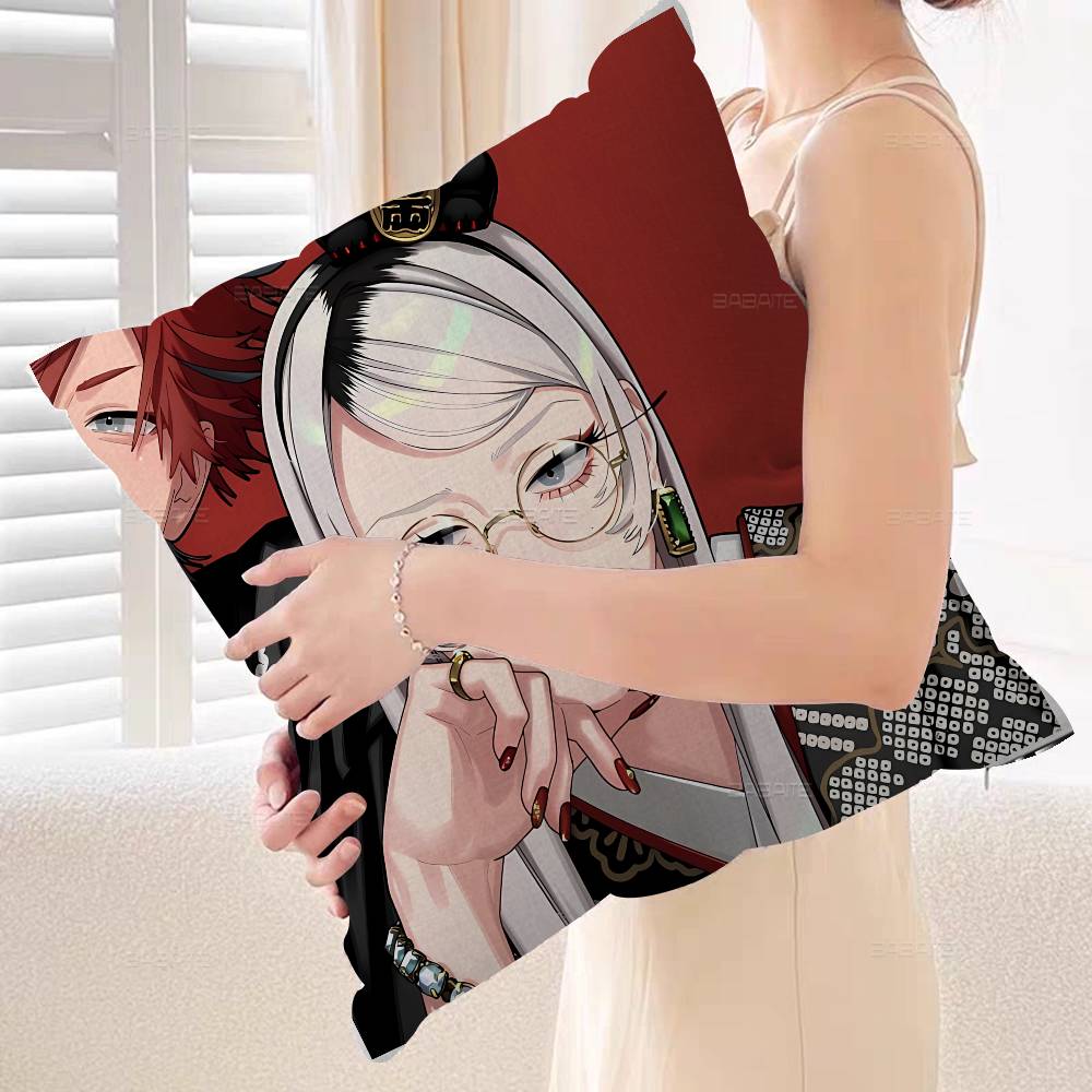 Manga Gokurakugai Pillow Gifts Home Office Furnishings Bedroom Sofa Car Cushion Cover Case Xcm