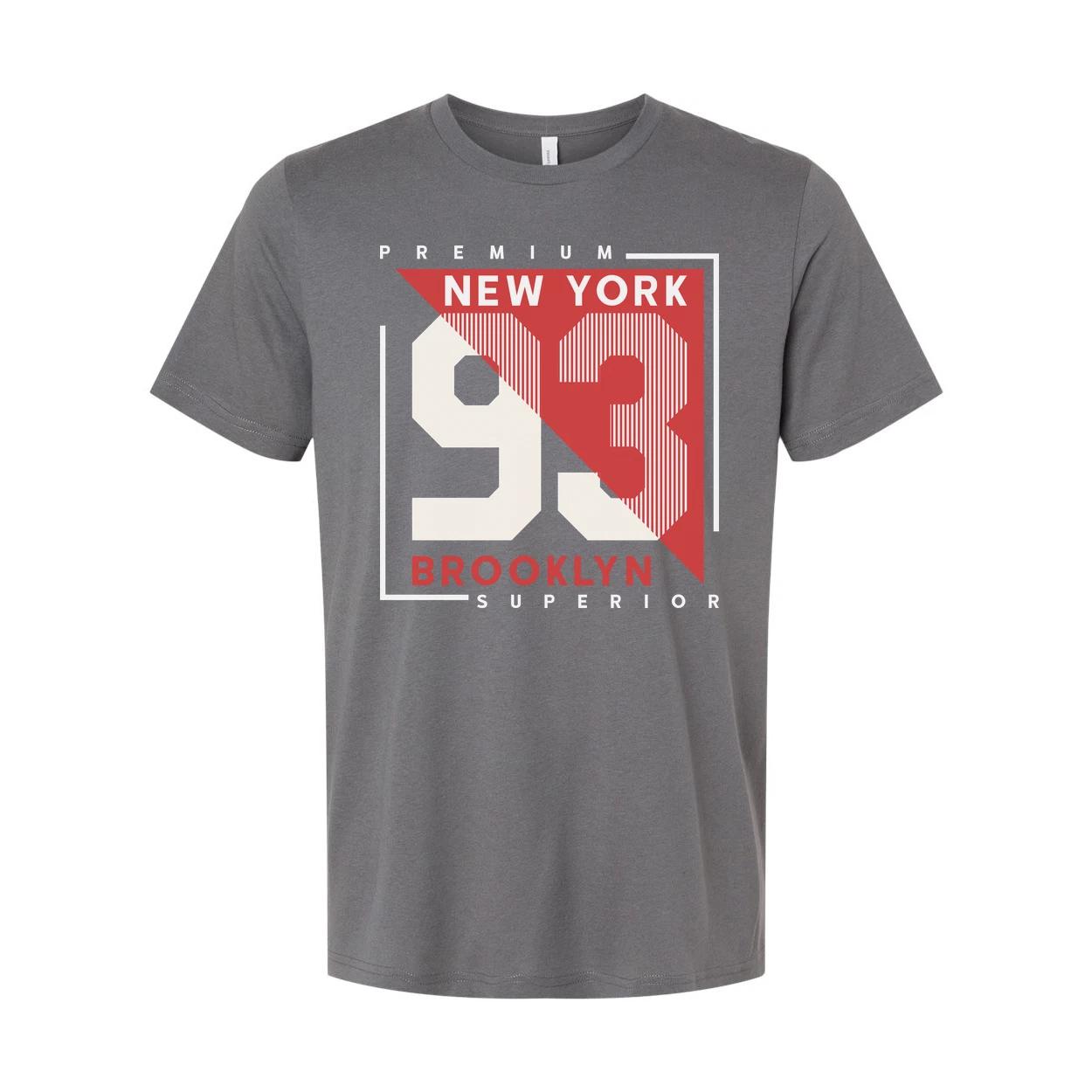 

Unisex Premium Graphic T Shirt With New York 93 Brooklyn Superior Logo Artwork S