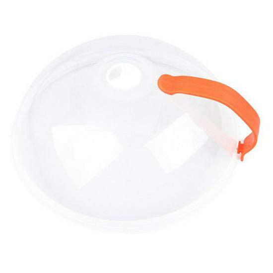 Microwave Oil-Proof Transparent Bowl Cover with Handle