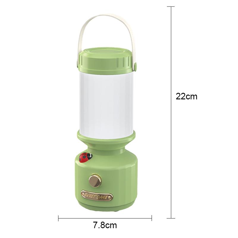 Led Camping Lamp Hanging Rechargeable Camping Lighting Lights 3 Color Stepless Dimming Outdoor Portable Emergency Camping Light Decor