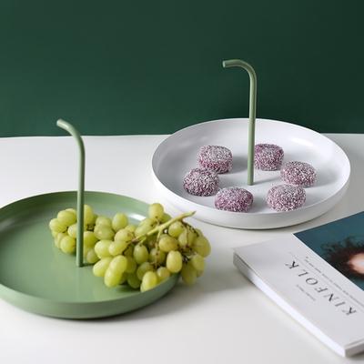 Cesto Portafrutta e Snack in Ferro Stile Nordico Decorazione Casa Ciotola per Frutta Piatto per Snack Espositore Artistico Portaoggetti C