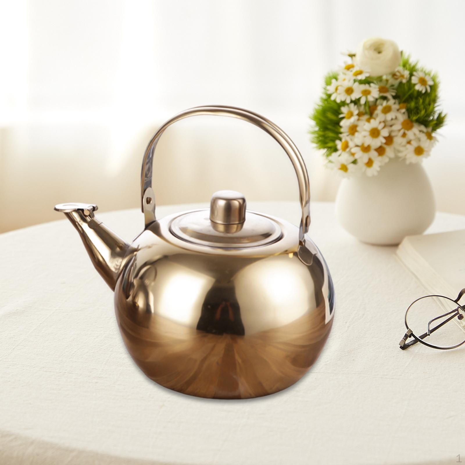 

Современный горшок для заварки чая из нержавеющей стали для использования в помещении и на открытом воздухе 2L