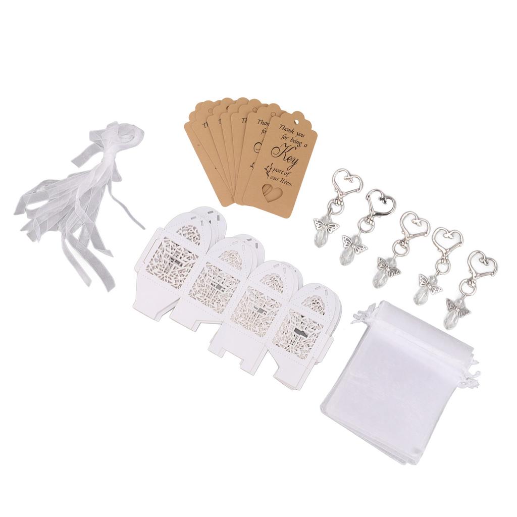 24 ks Andělských přívěsků na klíče jako pozornost pro hosty Roztomilý andělský dárek pro hosty Miminko Dárky na svatební hostinu