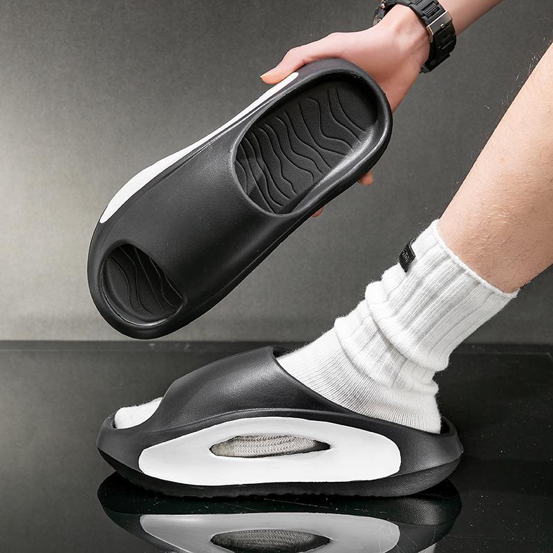 Herrars trendiga halkfria sommartofflor för inomhusbruk, hem och bad