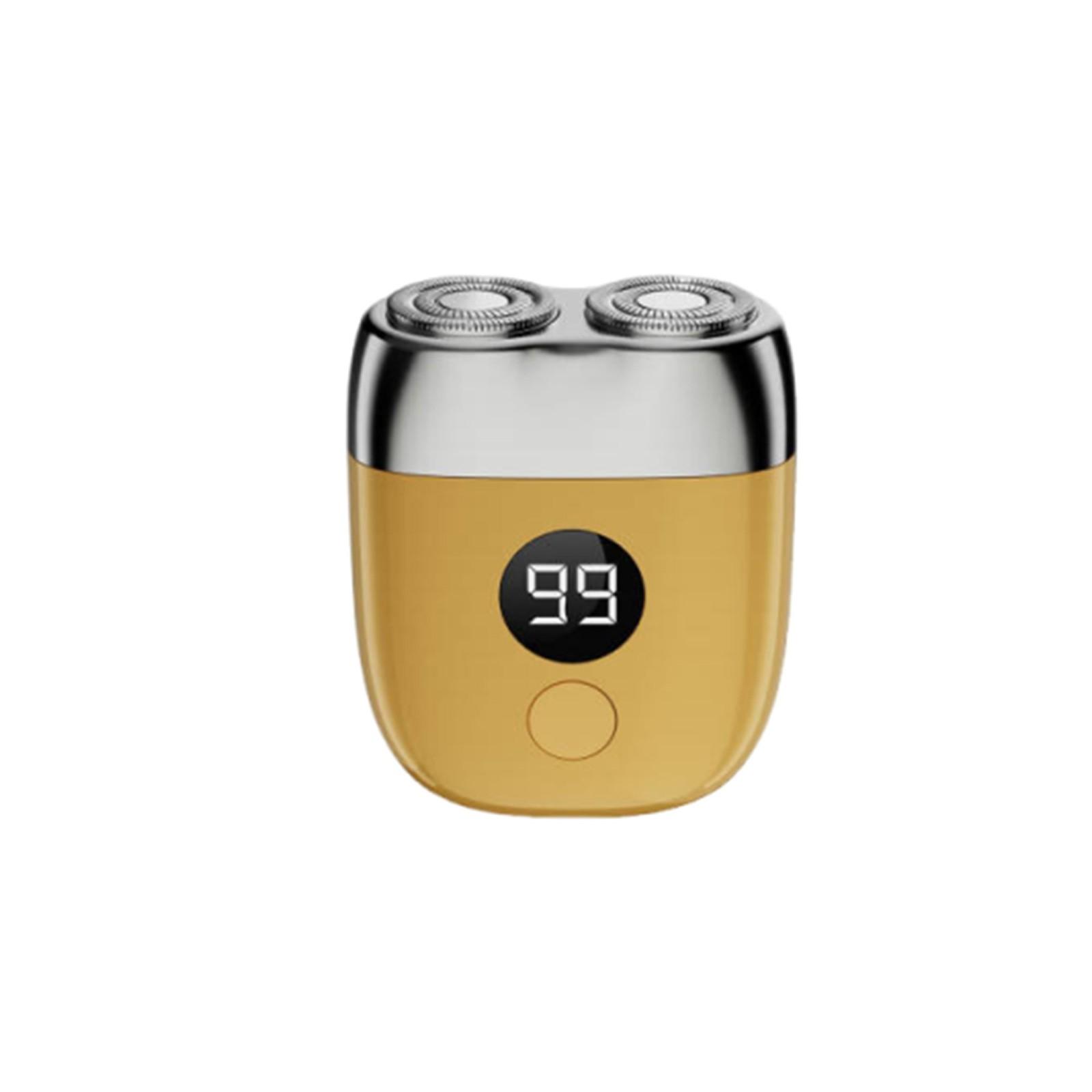 

Электробритва аккумуляторная мытье тела дорожная автомобильная портативная мужская бритва (нет запасного лезвия) One Size жёлтый