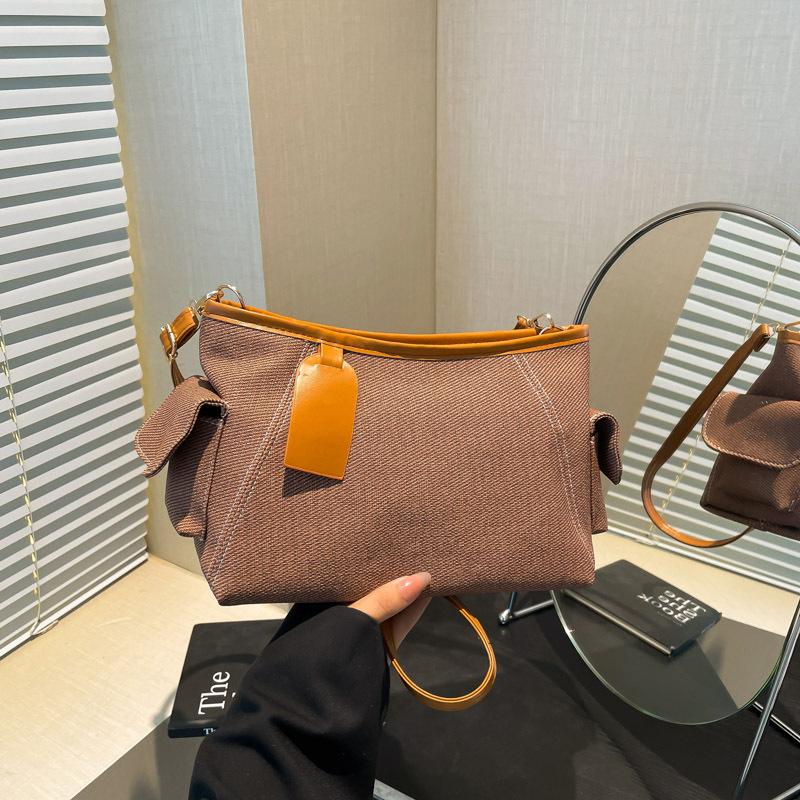 

Кожаная сумка через плечо женская новая повседневная вместительная сумка-мессенджер женская модная универсальная сумка для покупок оптом коричневый