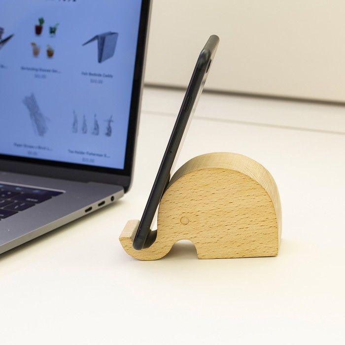 Support - KIKKERLAND - Élément en Bois - Beige - Support pour Notifications