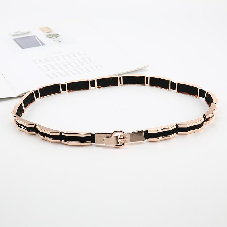 

Эластичный Эластичный Пояс для Пальто Аксессуары Декоративное Платье Костюм Поясная Печать Женщины Осень Зима Тренд Лето Черный чёрный