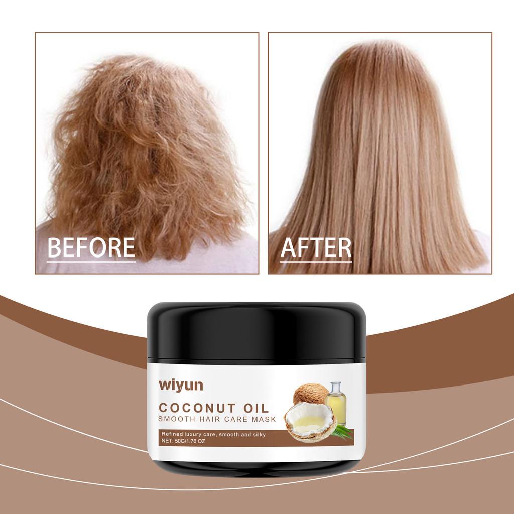 Wiyun Coconut Oil Hair Mask For Deep Hydration And Smoothness With Nourishing Ingredients
