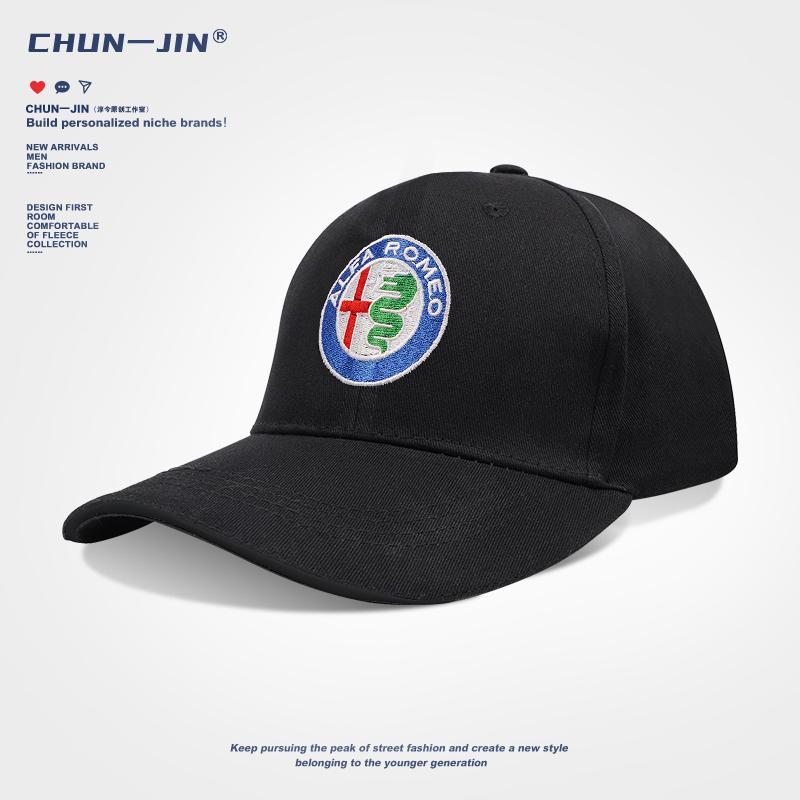 Alfa Romeo Logo Baseball Cap Sports Sunshade Peaked Hat For Alfa Romeo Giulia Stelvio Giulietta 156 159 147 Mito Tonale Brera