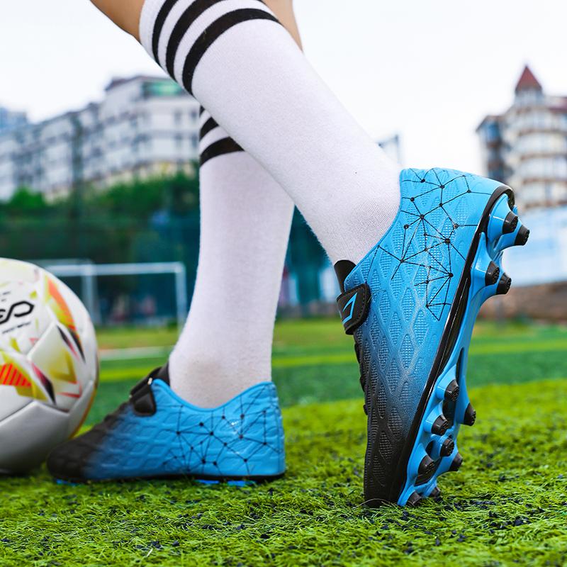 28-39 Crampons Football Garçons Caoutchouc Picots Semelle Souple Enfant Professionnel Gazon Artificiel Entraînement Crampons Football Filles