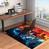 1PC Custom Name Firefighter's Courage Theme Floor Mat Ideal for Living Room, Game Rooms, Office, Bedroom, Floor Mat Playful Design