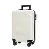 Lishen Diamond Pattern Hardside Spinner Luggage