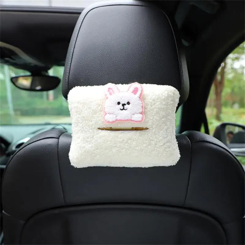 Cute Cartoon Plush Seatbelt Cover Seat Belt Harness Cushion Auto Shoulder Strap Protector Pad For Children/ Kids