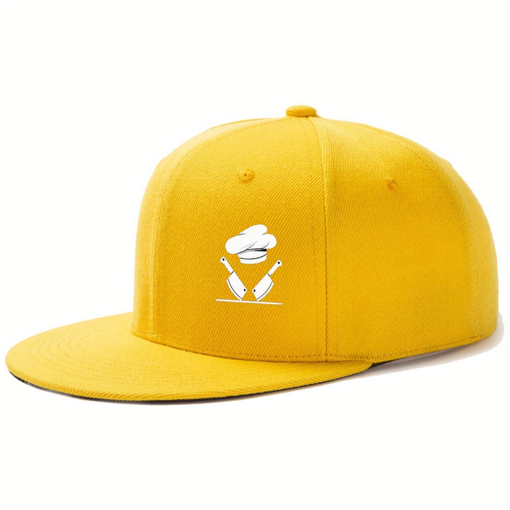 

Бейсболка с графическим изображением поварского колпака и тесаков, регулируемая, полиэстер, кухонная рабочая кепка, повседневная, для улицы, с застежкой One Size