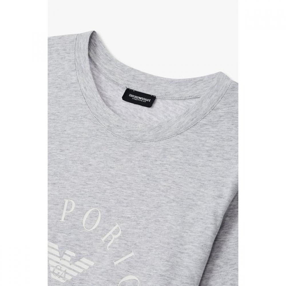 Emporio Armani Women S Long Sleeve Crewneck Lounge T ShirT 0825336508