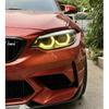 Lemon Yellow Angel Eyes Fit For BMW M2 2 series DRL multicolor LED F22 F23 F87 LCI daytime running light 63117494851 63117494852