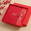 Business A5 Notebook Gift Set with U-shaped Buckle Hardcover - Customizable LOGO for Students and Offices