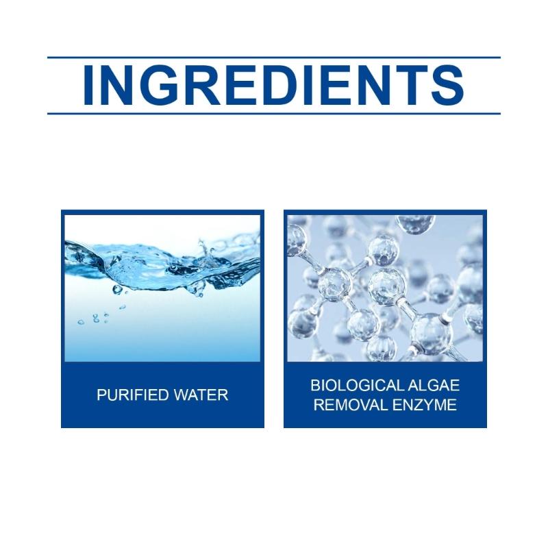 Aquarienreiniger Algenentferner Natürliche Reinigungslösung Formel Sicher für Fische Aquarien Fleckenreiniger 100ml