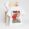 Summer 2026 One Piece The Island of The Future Luffy Nami Theme 100 Cotton Print Loose Tshirt Malefemale Parent Top