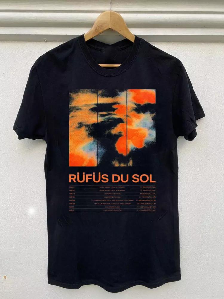 

Rufus Du Sol Tour Collection Gift for Fan S to 5XL Black Tshirt Unisex T-Shirt L