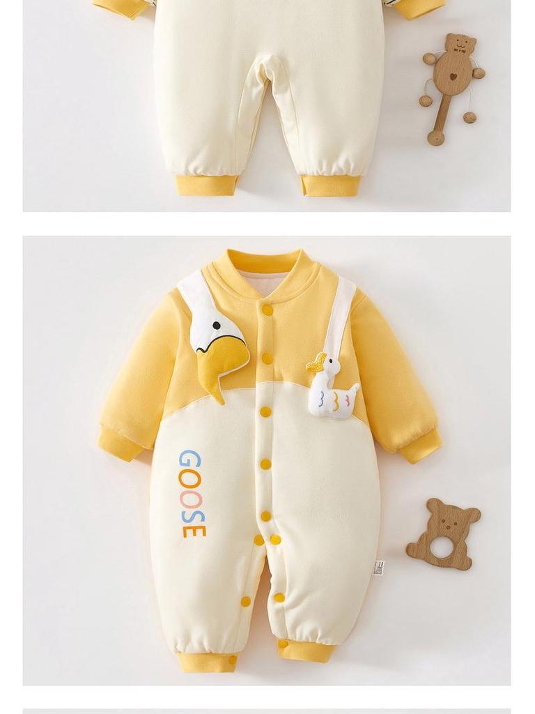 Super Cute Baby Cotton-Padded Quilted Romper Jacket for Autumn/Winter