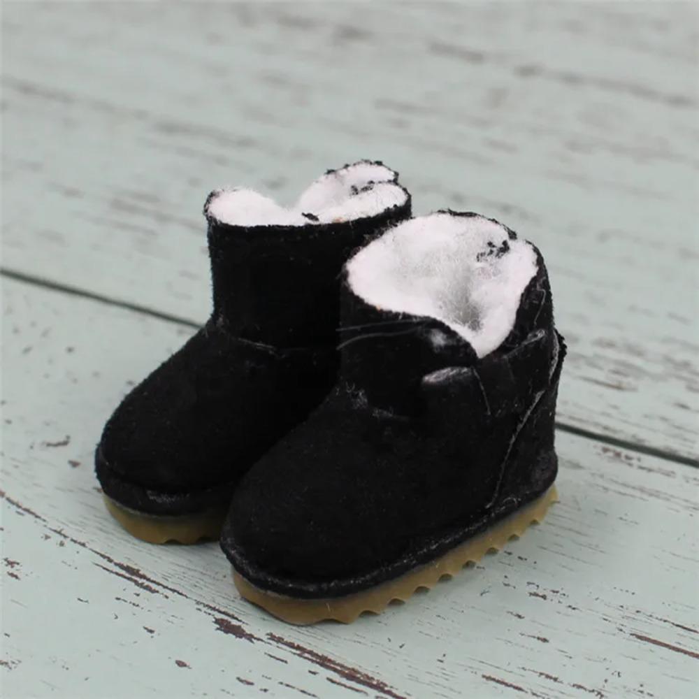 

ICY DBS Blyth doll toys shoes winter boots snow shoes about 3.5cm toy shoes 3.5cm чорний