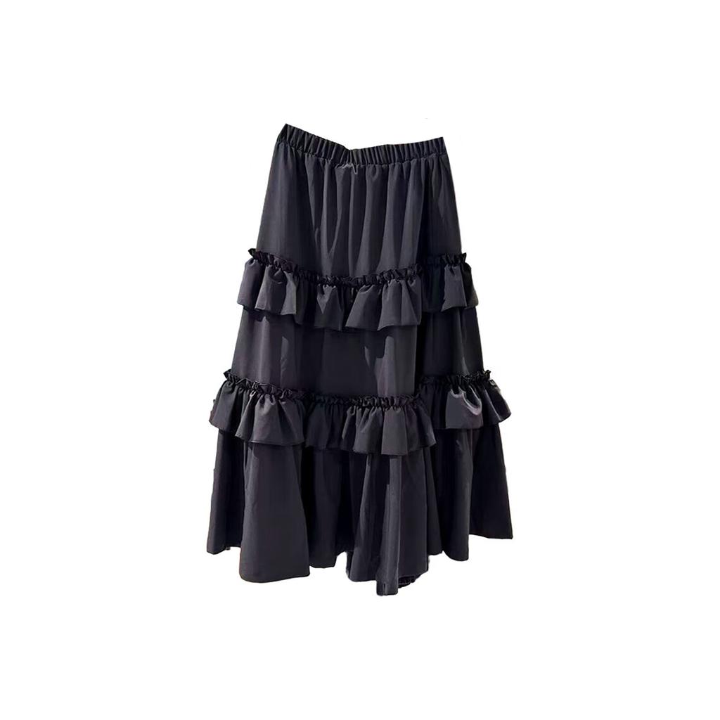 Adidas Originals Striped Fashion Simple Sports Midi Skirt Women Skirts KQ6505