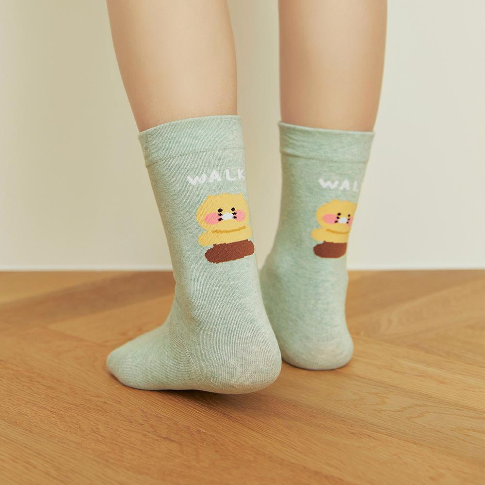 Kakaopeulenjeu Daily Socks Melange Mint_Chunsik