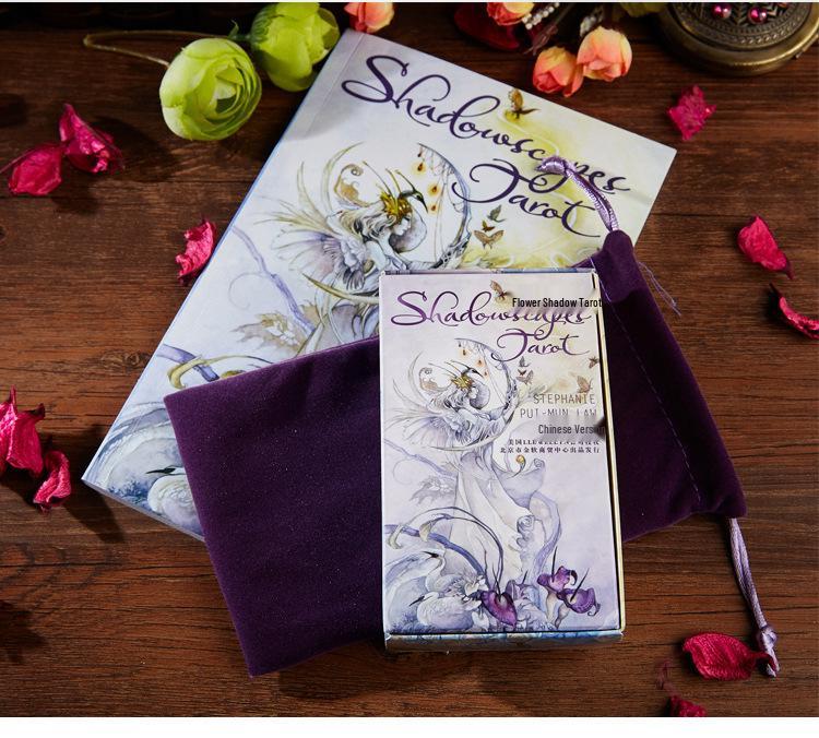 Flower Shadow Rider-Waite Tarot Card Set: Includes Cards, Guidebook, and Bag