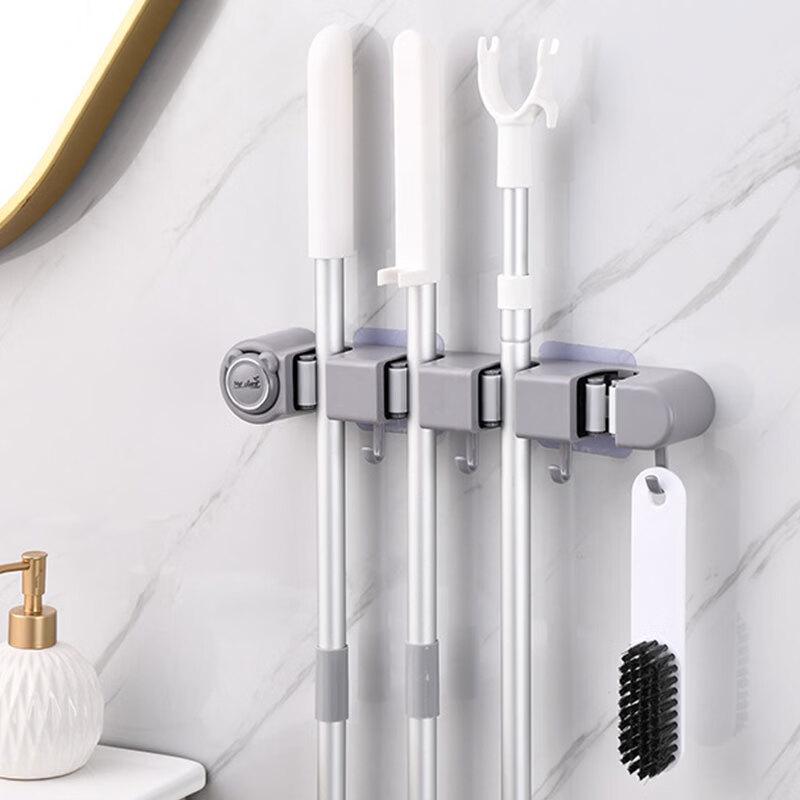 Wall-Mounted Mop Holder with Aroma Diffuser