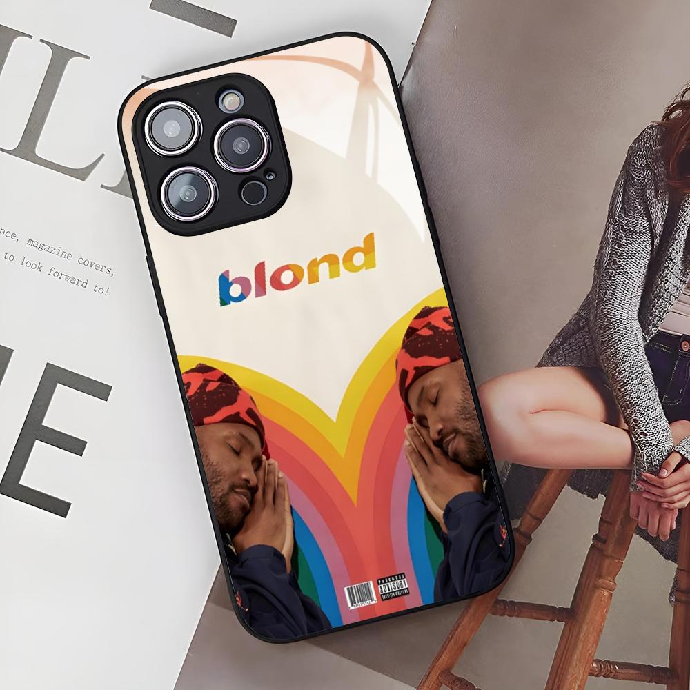 

F-Frank Blonde Oceans Phone Case for Iphone 17 Air 16 15 14 12 11 13 Pro Max Mini Se Puls glass Cover iPhone Air