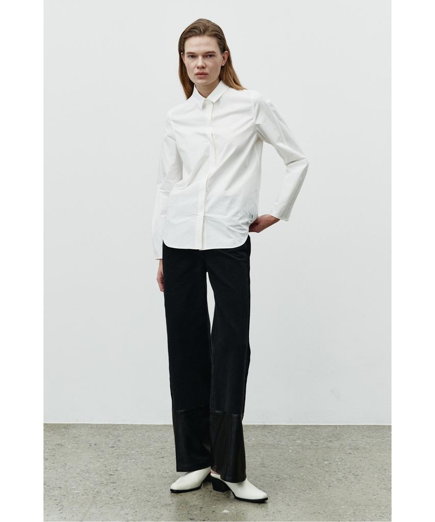 RECODE Lam Leather Patch Pants Rqpaa25528Bkx