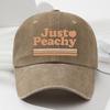 Men's and women's printed soft top baseball caps,retro and fashionable outdoor hats, adjustable for sports, fishing, and outings