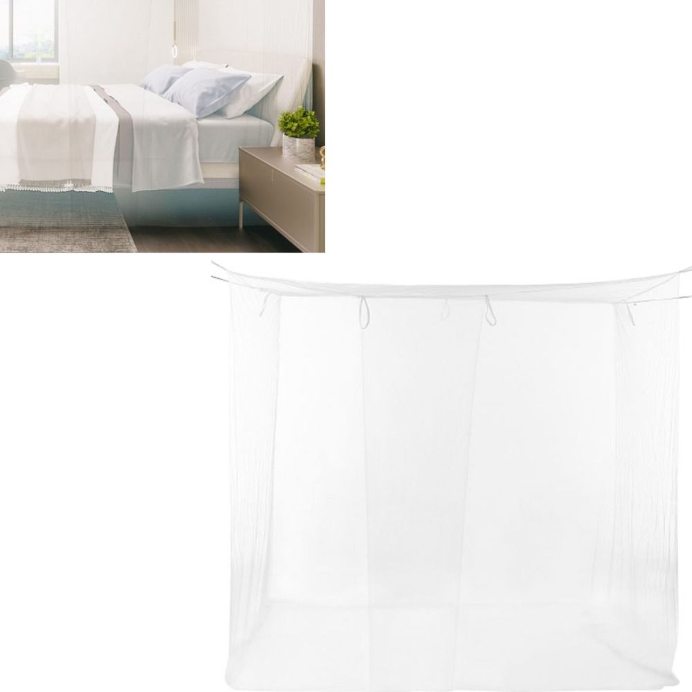 Thin Mesh Netting Insect Mesh Tent 4 Corners Rectangular Mosquito Mesh  Home Use
