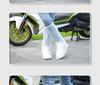 Unisex wasserdichte, rutschfeste High-Top-Gummistiefel aus PVC: Langlebige, verdickte, verschleißfeste Überschuhe für regnerische Tage