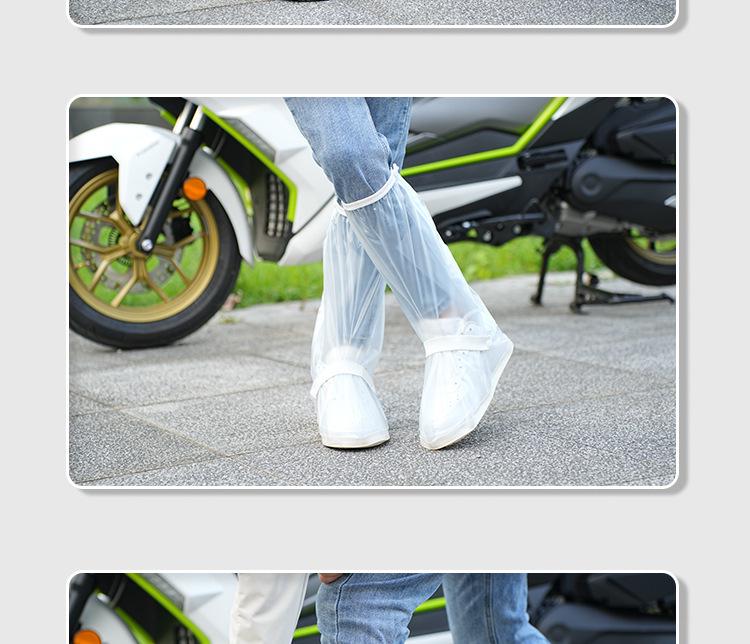 Unisex wasserdichte, rutschfeste High-Top-Gummistiefel aus PVC: Langlebige, verdickte, verschleißfeste Überschuhe für regnerische Tage